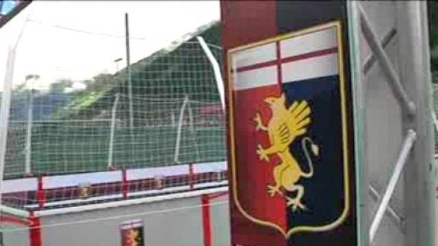 Postazione Genoa durante il ritiro estivo 2015-2016
