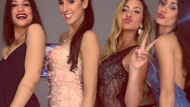 Ludovica Valli, Giulia Gaudino, Valentina Vignale e Cecilia Rodriguez