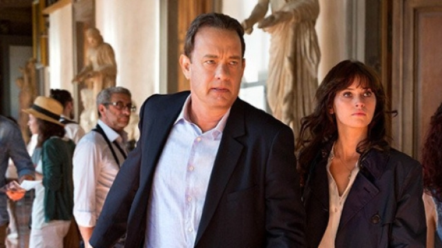Tom Hanks e Felicity Jones impegnati nelle riprese di "Inferno"