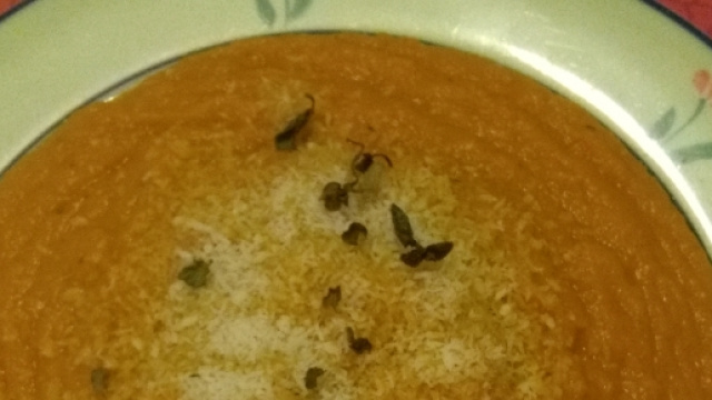 Vellutata carote zenzero e arance