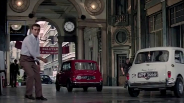 Una sequenza di The Italian Job girata in Galleria San Federico a Torino