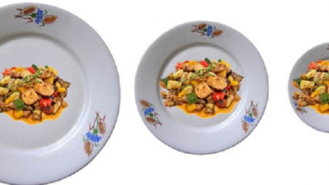 Ci lasciamo condizionare da quello che vediamo nel piatto.