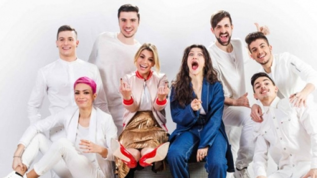 La squadra bianca capitanata da Elisa e Emma.