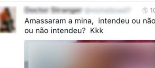 Imagens da menor foram divulgadas ap&oacute;s o estupro coletivo (Reprodu&ccedil;&atilde;o)