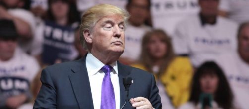 Donald J. Trump at a rally courtesy of Flickr