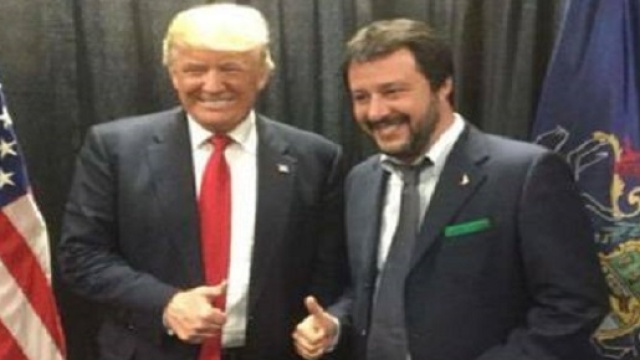 Immagine pubblicata su Twitter da Salvini.