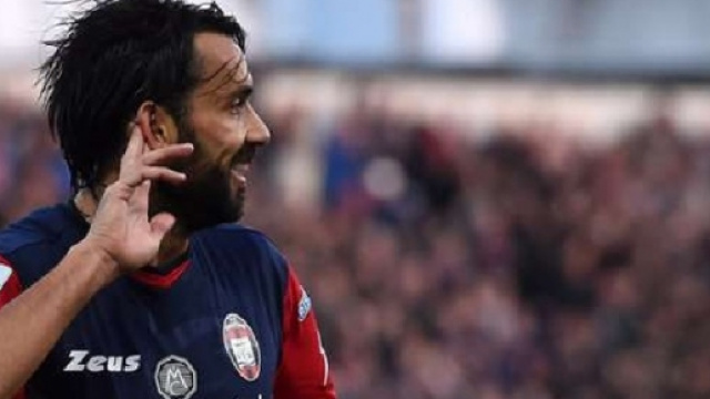 L'attaccante del Crotone, Raffaele Palladino.