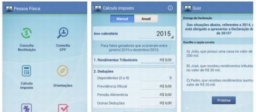 Al&eacute;m de consultar a situa&ccedil;&atilde;o do CPF na Receita, o app permite acessar v&aacute;rios outros servi&ccedil;os online, (Foto: Receita Federal)