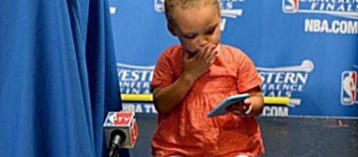 Riley Curry mean tweet / Photo via Twitter