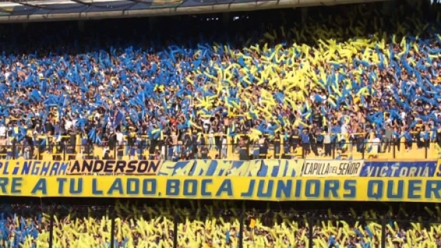 Gli Ultras del Boca Juniors alla 'Bombonera'