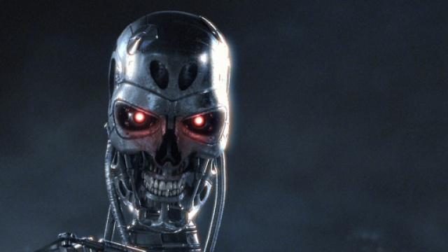 Il cyborg del film cult 'Terminator'.