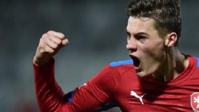 Patrik Shick, attaccante dello Sparta Praga.