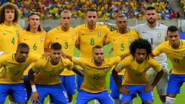 Una formazione del Brasile nelle recenti qualificazioni a Russia 2018