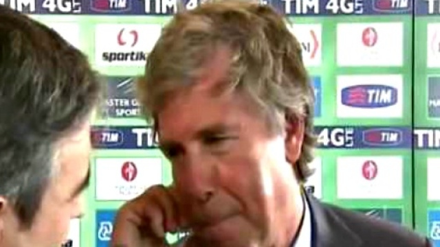 Enrico Preziosi durante un'intervista