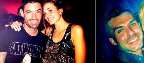 El DJ y su expareja en una fiesta.