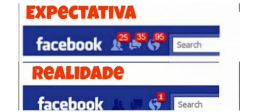 Expectativa de seguidores versus realidade