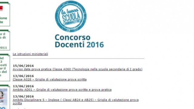 calendari prove orali e prove pratiche concorso docenti