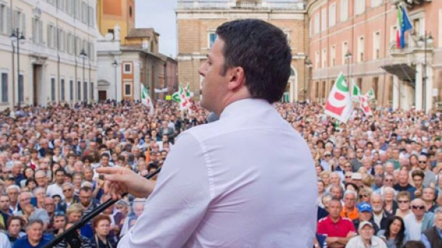 Il presidente del Consiglio, Matteo Renzi