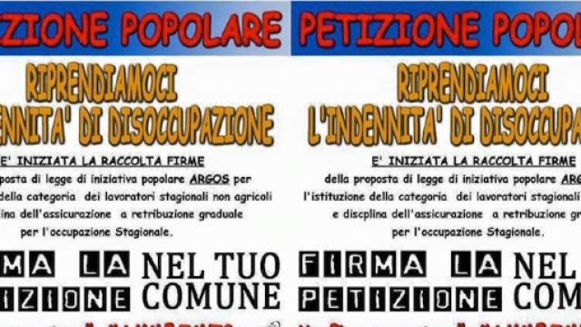 No Naspi: inizia in Costa d'Amalfi la raccolta firme per la ...