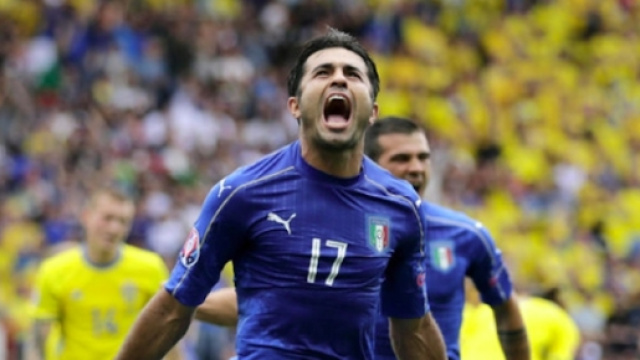 Il gol decisivo di Eder contro la Svezia