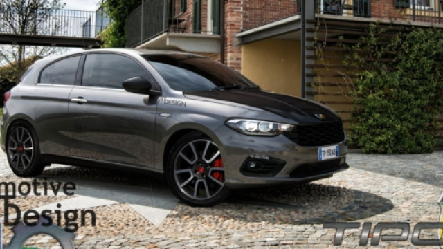 Fiat Tipo Abarth: il render di Automotive JTDesign