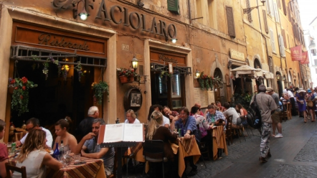 Un'immagine suggestiva del centro storico di Roma
