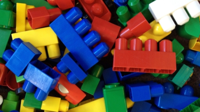 Blocchi giocattolo spesso presenti nelle sale d'aspetto