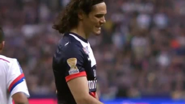 Edinson Cavani, attaccante del PSG