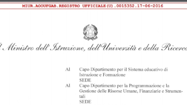 MIUR.AOOUFGAB.REGISTRO UFFICIALE(U).0015352.17-06-2016