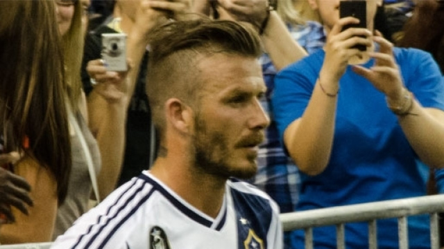 L'ex stella del calcio inglese, David Beckham