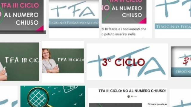 come votare la petizione del Tfa terzo ciclo.