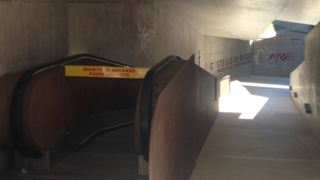 L'accesso alla risalita meccanica.