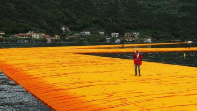 The Floating Piers di Christo: tutto pronto sul lago di Iseo - estetica-mente.com