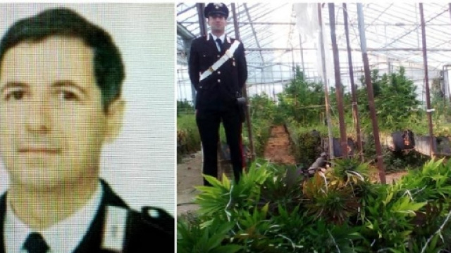 Il maresciallo dei Carabinieri Silvio Mirarchi, ucciso per la scoperta di una piantagione di marijuana