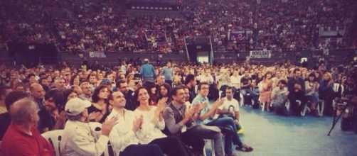 Asamblea de Podemos con Carolina Bescansa, Errje&oacute;n Pablo Iglesias y Monedero