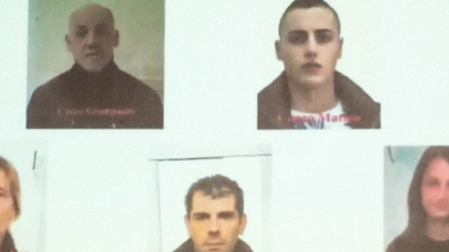 A partire dall'alto (a sinistra) Giampaolo Cocco, il filglio Matteo, Teodora Manovella, Gianluca Sanna e Carola Sarritzu.