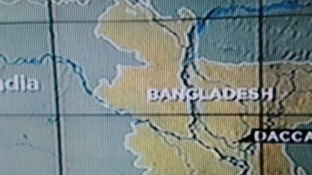 Cartina del Bangladesh capitale di Dhaka