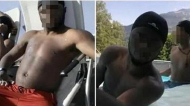 I ragazzi nigeriani alle terme