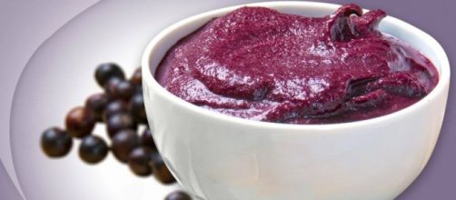 Esta &eacute; a polpa de a&ccedil;a&iacute;, utilizada na prepara&ccedil;&atilde;o da receita