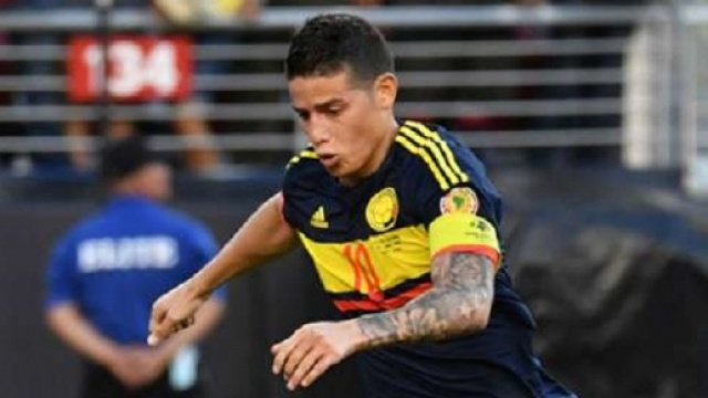 James Rodriguez, autore del 2-0 su calcio di rigore