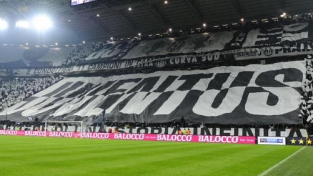 I tifosi della Juventus squadra Campione d'Italia.