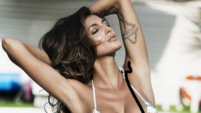 La show girl Cristina Buccino, &egrave; stata protagonista del Grand Hotel Chiambretti