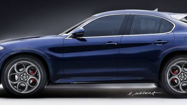 Alfa Romeo Stelvio: il nuovo render