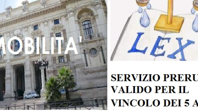 La questione del servizio pre ruolo