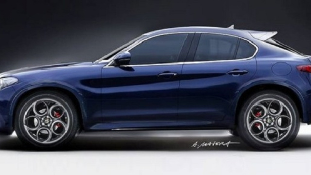 Alfa Romeo Stelvio 2017 (rendering by Masera)