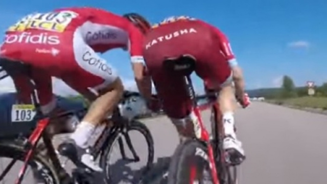 Un vero testa a testa tra i treni della Cofidis e della Katusha