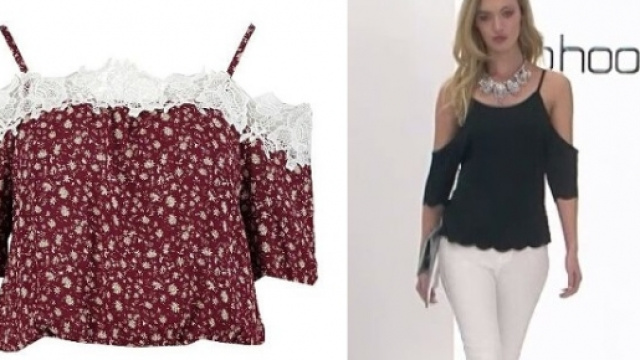 Boohoo, top modello spalle scoperte.