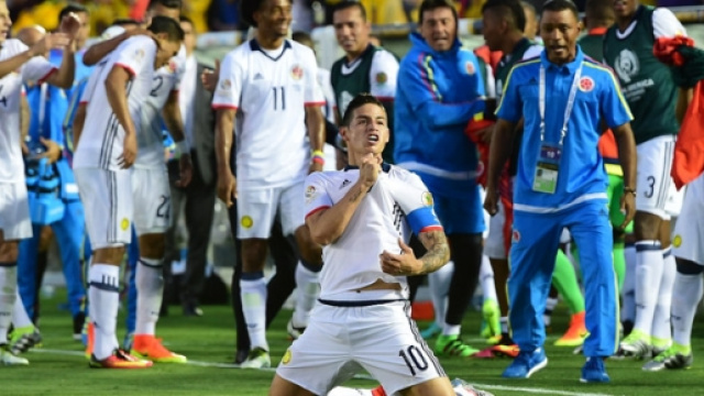 Colombia ancora nel segno di James Rodriguez