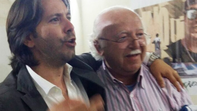 Corrado Figura e Enzo Adamo al comitato di via Spaventa