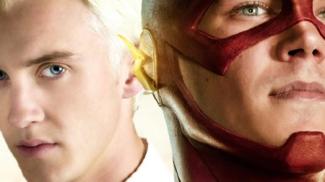I personaggi Draco Malfoy e Barry Allen